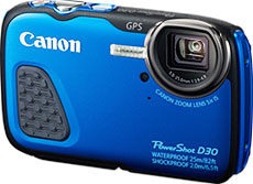 Máquina digital Canon PowerShot D30 - Foto editada pelo Câmera versus Câmera