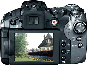 Câmera digital Canon PowerShot S5 IS - Cortesia Canon, editada pelo Câmera versus Câmera