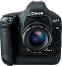 Máquina digital Canon EOS-1D Mark III com lente opcional
