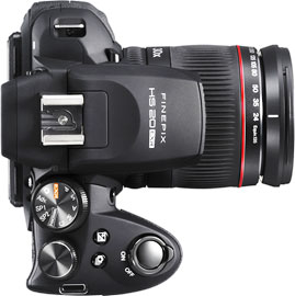 Câmera digital Fujifilm FinePix HS20EXR - Cortesia da Fujifilm, editada pelo Câmera versus Câmera