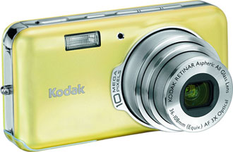 Câmera digital Kodak EasyShare V1003 - Cortesia da Kodak, editada pelo Câmera versus Câmera
