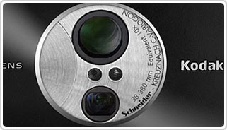 Câmera digital Kodak EasyShare V610 - Cortesia da Kodak, editada pelo Câmera versus Câmera