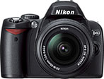Máquina digital Nikon D40 com lente opcional