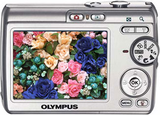 Câmera digital Olympus FE-170 / Olympus X-760 - Cortesia Olympus, editada pelo Câmera versus Câmera