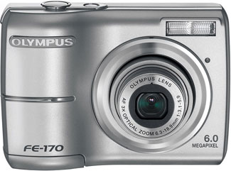 Câmera digital Olympus FE-170 / Olympus X-760 - Cortesia Olympus, editada pelo Câmera versus Câmera