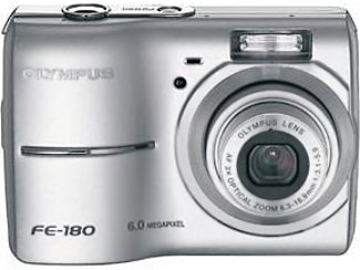Câmera digital Olympus FE-180 / Olympus X-745 - Cortesia Olympus, editada pelo Câmera versus Câmera