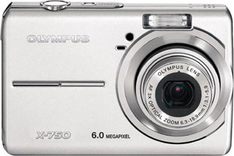 Câmera digital Olympus FE-190 / Olympus X-750 - Cortesia Olympus, editada pelo Câmera versus Câmera