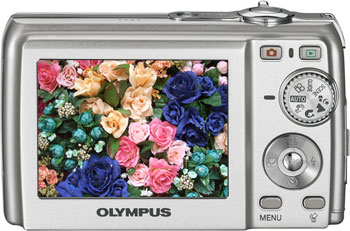 Câmera digital Olympus FE-200 - Cortesia Olympus, editada pelo Câmera versus Câmera