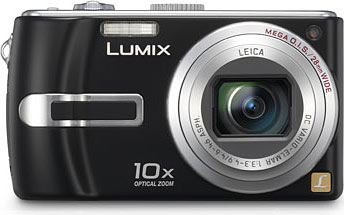 Câmera digital Panasonic Lumix DMC-TZ3 - Cortesia Panasonic, editada pelo Câmera versus Câmera