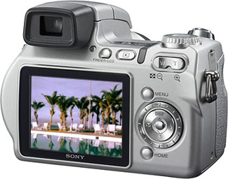 Câmera digital Sony Cyber-shot DSC-H7 - Cortesia Sony, editada pelo Câmera versus Câmera