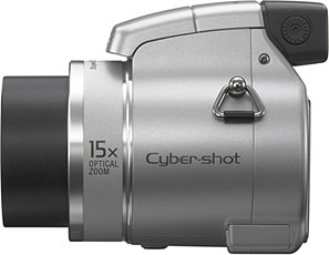 Câmera digital Sony Cyber-shot DSC-H7 - Cortesia Sony, editada pelo Câmera versus Câmera
