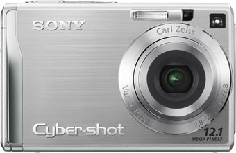 Câmera digital Sony Cyber-shot DSC-W200 - Cortesia Sony, editada pelo Câmera versus Câmera