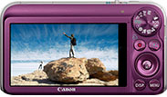 Máquina digital Canon PowerShot SX210 IS - Cortesia da Canon, editada pelo Câmera versus Câmera