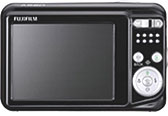 Máquina digital Fujifilm FinePix A220 - Costas - Cortesia da Fujifilm, editada pelo Câmera versus Câmera
