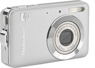 Câmera digital HP Photosmart R742 - Cortesia da HP, editada pelo Câmera versus Câmera