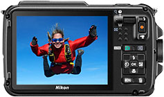 Máquina digital Nikon Coolpix AW110 - Foto editada pelo Câmera versus Câmera