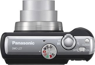 Câmera digital Panasonic Lumix DMC-LZ7 - Cortesia Panasonic, editada pelo Câmera versus Câmera