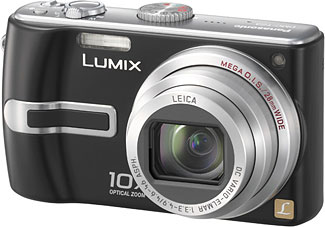 Câmera digital Panasonic Lumix DMC-TZ3 - Cortesia Panasonic, editada pelo Câmera versus Câmera