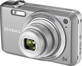Máquina digital Samsung ES70 - Frente - Cortesia da Samsung, editada pelo Câmera versus Câmera