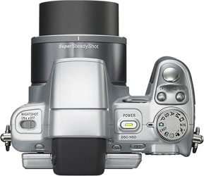 Câmera digital Sony Cyber-shot DSC-H50 - Cortesia Sony, editada pelo Câmera versus Câmera