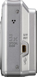 Câmera digital Sony Cyber-shot DSC-S730 - Cortesia Sony, editada pelo Câmera versus Câmera