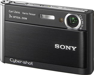 Câmera digital Sony Cyber-shot DSC-T70 - Cortesia Sony, editada pelo Câmera versus Câmera