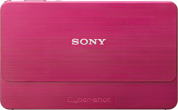 Câmera digital Sony Cyber-shot DSC-T700  - Vermelha - Cortesia Sony, editada pelo Câmera versus Câmera