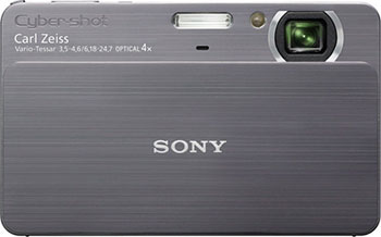 Câmera digital Sony Cyber-shot DSC-T700  - Cinza - Cortesia Sony, editada pelo Câmera versus Câmera