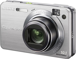 Câmera digital Sony Cyber-shot DSC-W170 - Cortesia Sony, editada pelo Câmera versus Câmera
