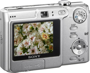 Câmera digital Sony Cyber-shot DSC-W35 - Cortesia Sony, editada pelo Câmera versus Câmera